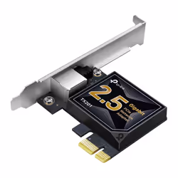 TP-Link TX201, Interne, Avec fil, PCI Express, Ethernet, 2500 Mbit/s, Noir, Gris