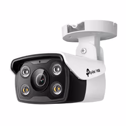 TP-Link VIGI C340, Caméra de sécurité IP, Extérieure, Avec fil, Plafond/Mur/Poteau, Noir, Blanc, Cosse
