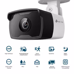 TP-Link VIGI C320I Bulbe Caméra de sécurité IP Extérieure 1920 x 1080 pixels Plafond/Mur/Poteau