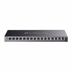 TP-Link Omada SG2016P, Géré, L2/L2+, Gigabit Ethernet (10/100/1000), Connexion Ethernet, supportant l'alimentation via ce por ...