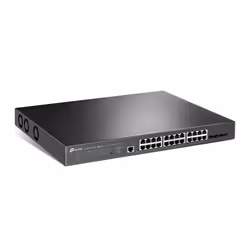 TP-Link TL-SG3428XPP-M2 commutateur réseau Géré L2+ 2.5G Ethernet (100/1000/2500) Connexion Ethernet, supportant l'alimentation via ce port (PoE) 1U Noir