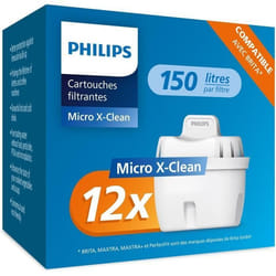 Philips Micro X-clean Lot De 12 Cartouches Filtrantes Blanc