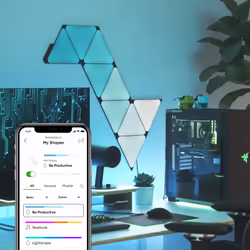 Nanoleaf NL47-0102TW-9PK éclairage intelligent Panneau intelligent Wi-Fi