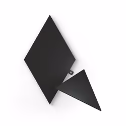 Nanoleaf NL47-0101TW-3PK, Panneau intelligent, Wi-Fi, Noir, 16000000 couleurs, 3 pièce(s)