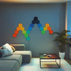 Nanoleaf NL42-0101HX-3PK éclairage intelligent Panneau intelligent Wi-Fi