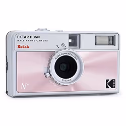Kodak EKTAR H35N Caméra-film compact 35 mm Rose, Argent - Vue supplémentaire 3
