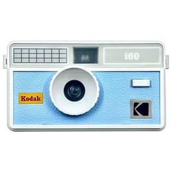 Appareil photo rechargeable KODAK i60 35mm - Blanc/Baby Blue - Objectif grand-angle 31mm - Flash rétractable