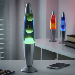 Description générale Créez une atmosphère chaleureuse et intime avec l'originale et décorative lampe de lave Magma InnovaGood ...
