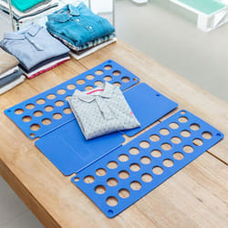 Innovagoods - Chemise à vêtements, polypropylène, bleu, 24x59x3 cm