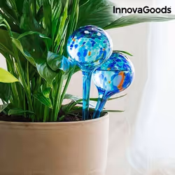 Globes dirrigation goutte à goutte - InnovaGoods - Pack de 2 - Bleu