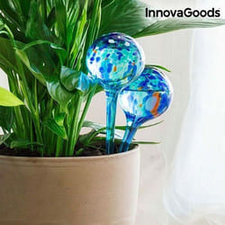 Globes dirrigation goutte à goutte - InnovaGoods - Pack de 2 - Bleu