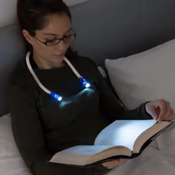 InnovaGoods Nereled Bleu, Blanc Lampe-torche tour de cou LED