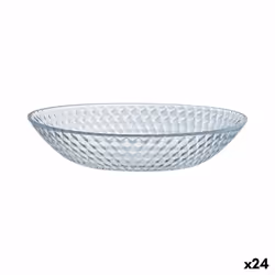 Luminarc Assiette creuse Pampille Clear Transparent verre (20 cm) (24 Unités)