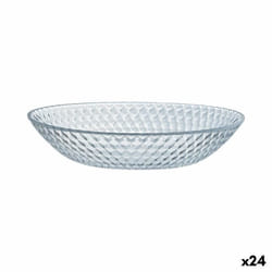 Luminarc Assiette creuse Pampille Clear Transparent verre (20 cm) (24 Unités)