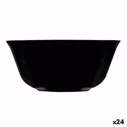 Luminarc Bol Carine Noir Polyvalents verre (12 cm) (24 Unités)