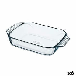 Pyrex Plat de Four Irresistible Rectangulaire Transparent verre 6 Unités 31,5 x 19,7 x 6,4 cm - TU