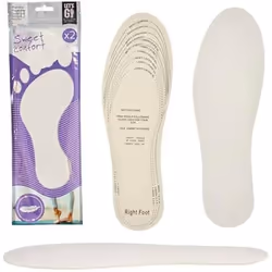 Semelles - BIGBUY HOME - Standard - Latex TNT - 12 unités - Découpables jusquà 46
