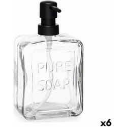 Berilo - Distributeur de jabón pure soap cristal transparente plástico 570 ml (6 unidades)