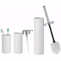 Ensemble de salle de bain - BERILO - Multicolore - 35 x 35 x 35 cm - Accessoires de salle de bain