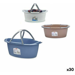Stefanplast - Panier polyvalent plastic 25 l 59 x 23 x 38 cm avec poignées (30 pièces)