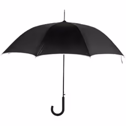 Parapluie Noir Crème Métal Fibre 95 x 95 x 86 cm (12 Unités)