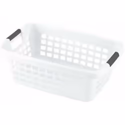 Panier à linge Avec des poignées Blanc 70 L (6 Unités)