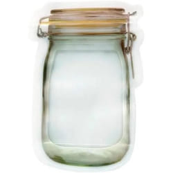 Ensemble de sacs alimentaires réutilisables 6 Pièces 10,5 x 15 x 5,4 cm (36 Unités)