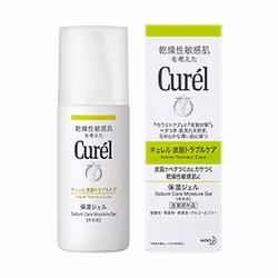 Curel 4901301264350, Femmes, Peau sèche, Peau rêche, Peau sensible, Gel, Hydratant, Lissage, 120 ml, Flacon pompe