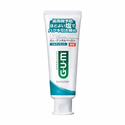 G.U.M Dental Paste Salty Mint, Dentifrice anti-tartre, 150 g, Adulte, Menthe, Plastique, Japon