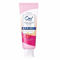 Ora2 4901616011014, Dentifrice blanchissant, 130 g, Adulte, Pâte, Pêche, Blanchissement des dents