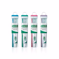 G.U.M 4901616212268, Ensemble de brosses à dents, Adulte, Couleurs assorties, Moyen, 1 pièce(s), Prévention de la parodontite
