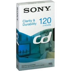 Sony E120CD Cassette à bande magnétique Cassette vidéo 120 min 1 pièce(s)
