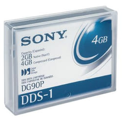 Sony Data Cart DG90 2GB 91m DDS1 1pk Bande de données vierge 4 mm