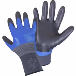 Informations techniques Classe de protection : CAT II Couleur : gris, bleu, noir Matériau (Dos du gant) : Nylon, Nitrile Maté ...