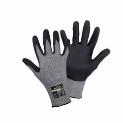 Showa 4705 XL, Gants d'atelier, Gris, XL, GBR, Allemand, Nitrile, Polyester
