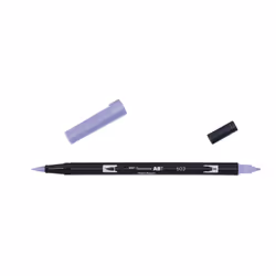 Tombow ABT-603, Fin, 1 couleurs, Violet, Marqueur et feutres à pointe pinceau, 0,3 mm, 3 mm