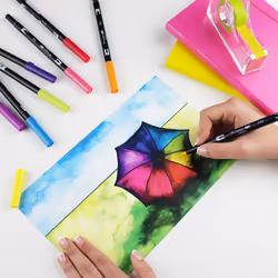 Tombow ABT-755 stylo-feutre Fin Rose 1 pièce(s) - Vue supplémentaire 4
