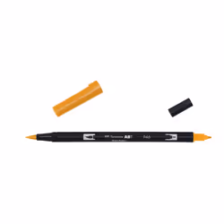 Tombow ABT-946, Fin, 1 couleurs, Or, Ocre, Marqueur et feutres à pointe pinceau, 0,3 mm, 3 mm