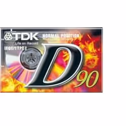TDK 5 x D-90, 90 min, 5 pièce(s)