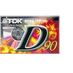 TDK 5 x D-90 90 min 5 pièce(s)