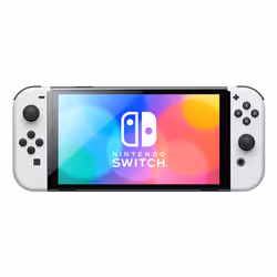 Nintendo Switch OLED, Nintendo Switch, NVIDIA Custom Tegra, 768 MHz, 4096 Mo, Blanc, Analogique/Numérique