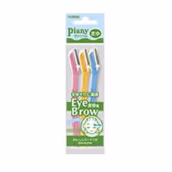 FEATHER Safety Razor Piany PI-ML, Bleu, Rose, Jaune, Sourcils, 0,15 mm, 2,2 cm, 3 pièce(s)