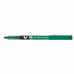 Pilot Hi-Tecpoint V5, Clip, Stylo à bille, Vert, 1 pièce(s)