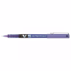 Pilot Hi-Tecpoint V5, Stylo à bille, Violet, Violet, 0,5 mm, 0,5 mm, Moyen