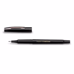 Pilot SW-PPF, Noir, Noir, Rond, Encre à base d'eau, 0,4 mm, Métal