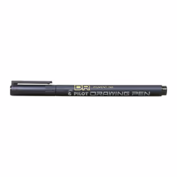 Pilot Drawing Pen 02, Noir, 0,2 mm, Noir