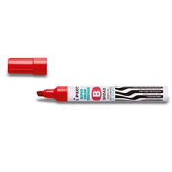 Pilot SCA-B, Super Color marqueur indélébile Pointe biseautée Rouge 1 pièce(s)