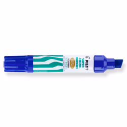 Pilot Jumbo Super Color, Bleu, Pointe biseautée, Bleu, Blanc, Métal, 1,25 cm, 3 mm