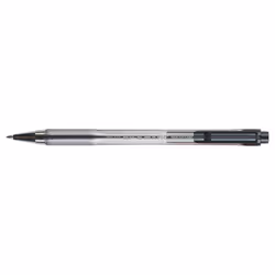 Pilot BP-S Matic, Clip, Stylo à bille rétractable avec clip, Rechargeable, Noir, 12 pièce(s), Moyen