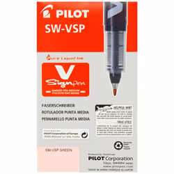 Pilot stylo à encre liquide V Sign Vert 0,6 mm (12 Unités)